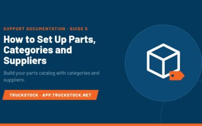 How to Set Up Parts, Categories and Suppliers