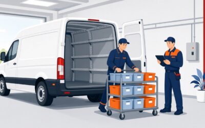 How Do You Set Up the Starting Inventory for a New Service Truck?
